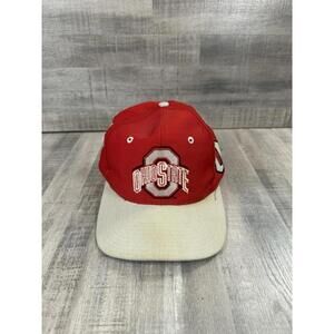 Vintage Ohio State Buckeyes Block O The Game Fitted Cap Hat 7”